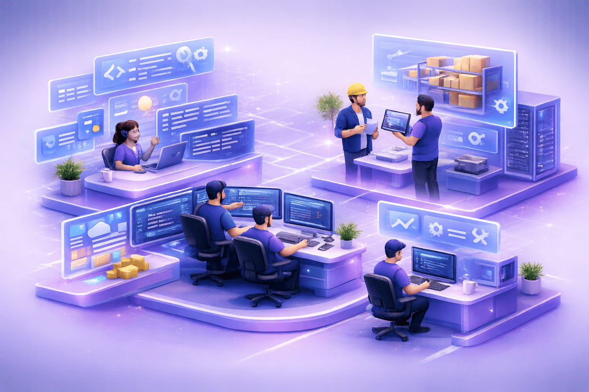WizRack team working together