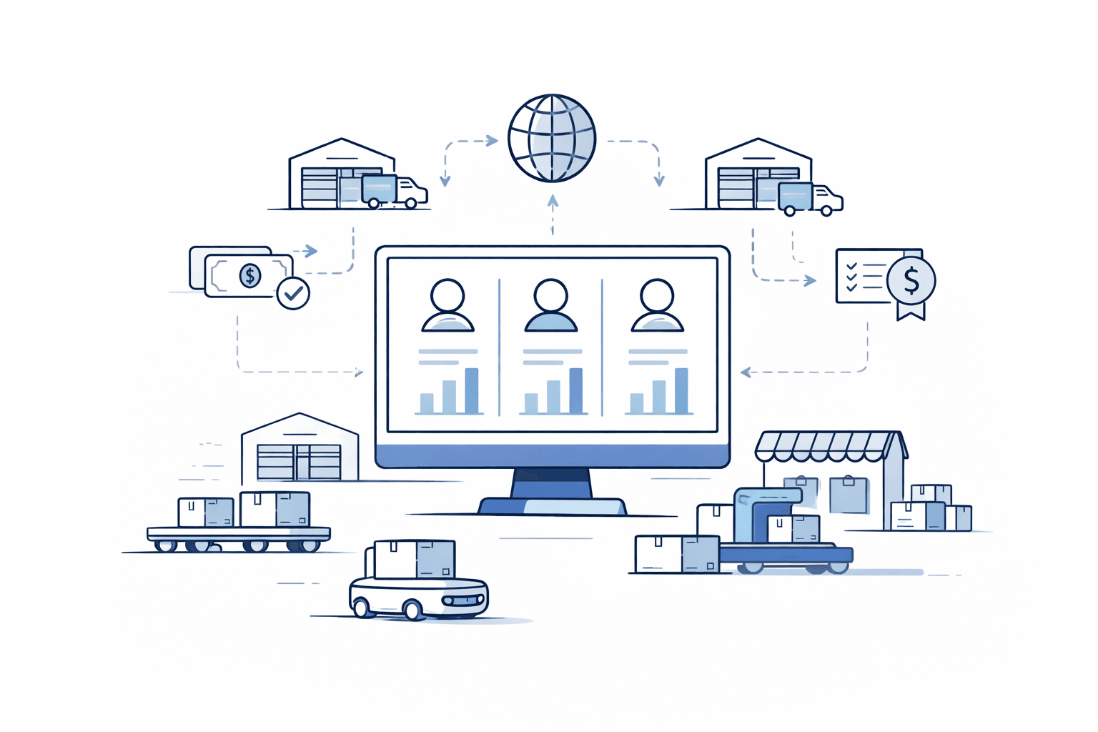 LogiPro manages multi-client warehouses